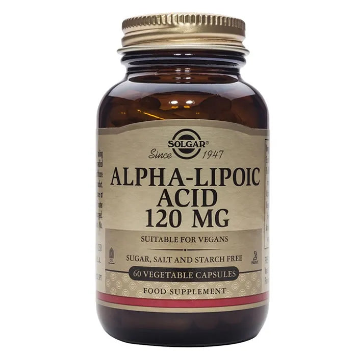Solgar Alpha Lipoic Acid 120mg 60 Capsules
