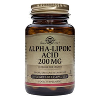 Solgar Alpha Lipoic Acid 200mg 50 Capsules