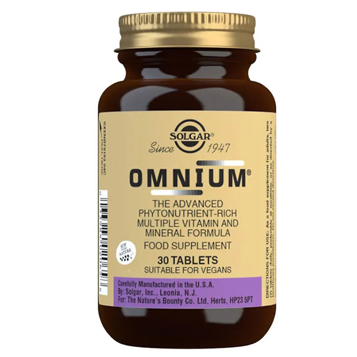 Solgar Omnium 30 Tablets
