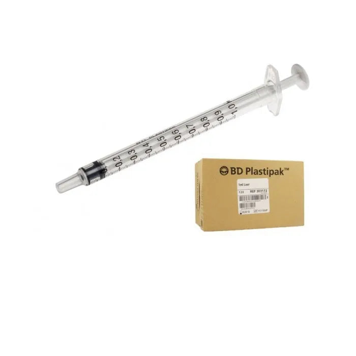 BD Plastipak Syringe 3-Part without Needle 1ml