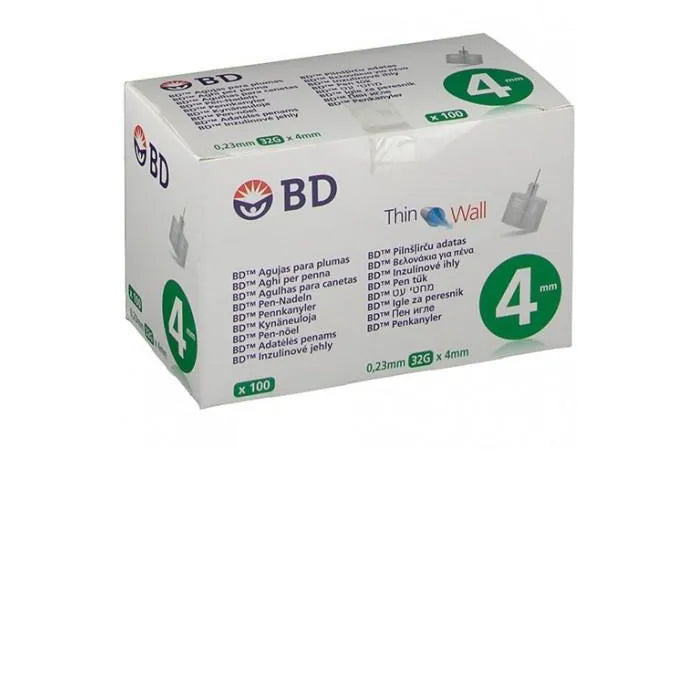 BD Insulin Pen 4mm 100 units