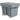 HOMCOM Ausziehbarer Mülleimer, 2 x 20 L, entnehmbare Behälter, Kunststoff, Metall, Grau