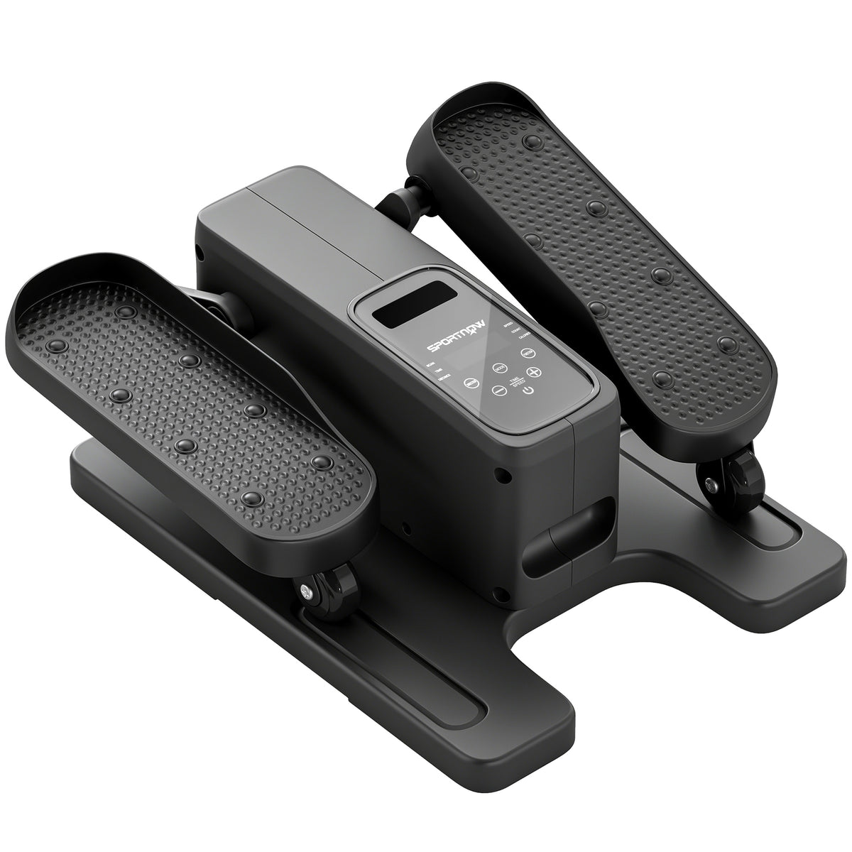 Mini Ellipsentrainer für Zuhause Untertisch Elektrischer Crosstrainer mit Fernbedienung LED-Display 12
