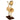 Cat tree 104 cm cat tree with lion design, scratching post, tunnel, hanging tail, for cats up to 7 kg, light