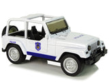 LEAN Toys Off-Road-Polizeiauto Weiß – Produktabbildung 4