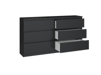 Kommode Malwa M6/140 SCHWARZ – Produktabbildung 2