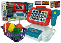 LEAN Toys Kinder-Steuerkassen-Rechner-Gemüsekorb