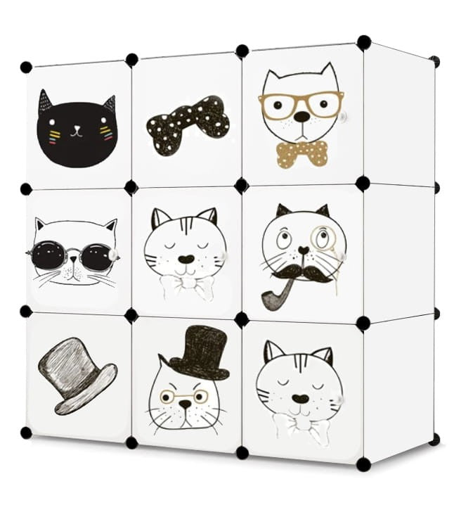 Schrank modular für Kinder 9x – W02