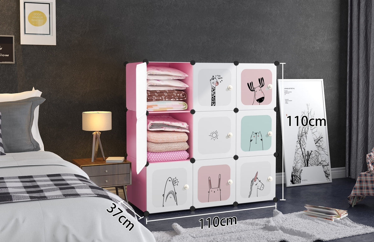 Schrank modular für Kinder 9x – W03
