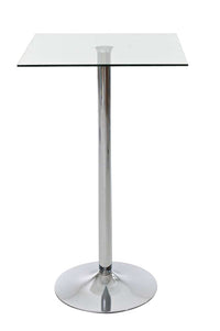 Glastisch quadratisch 105 cm