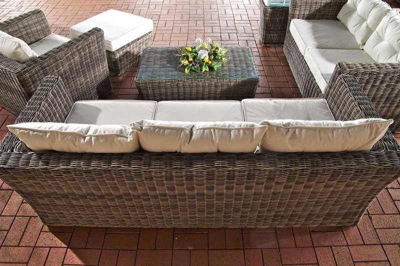 CLP 3er Sofa Mandal Cremeweiss – Produktabbildung 3