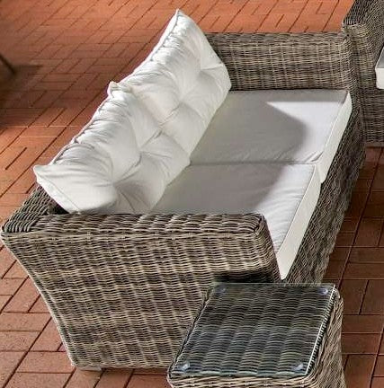 CLP 2er Sofa Mandal Cremeweiss – Produktabbildung 2