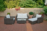 CLP Garnitur Bilbao (mit 2-er Sofa) Cremeweiss