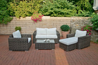 CLP Garnitur Bilbao (mit 2-er Sofa) Cremeweiss