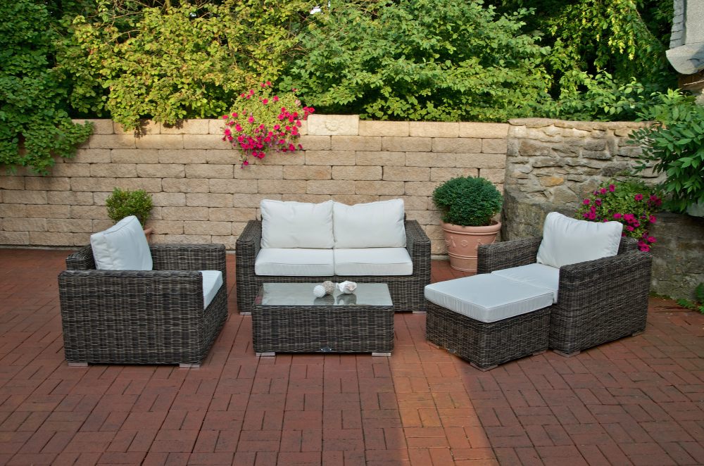 CLP Garnitur Bilbao (mit 2-er Sofa) Cremeweiss