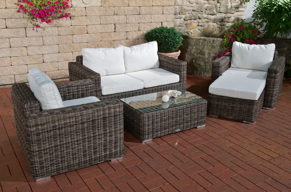 CLP Garnitur Bilbao (mit 2-er Sofa) Cremeweiss – Produktabbildung 2
