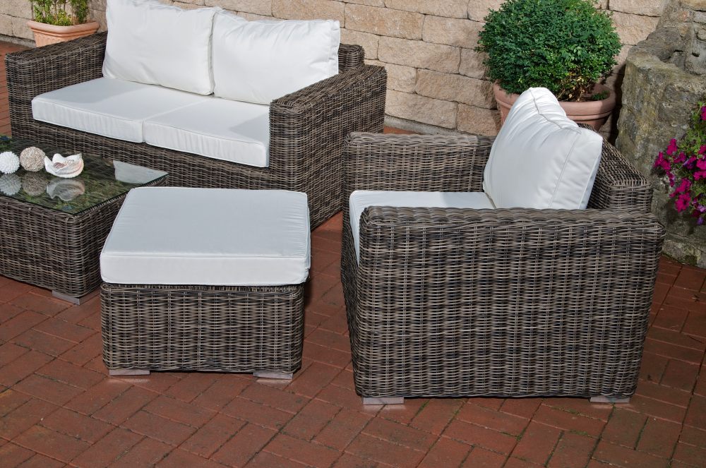 CLP Garnitur Bilbao (mit 2-er Sofa) Cremeweiss – Produktabbildung 3