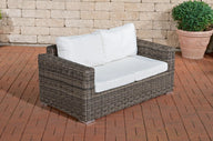 CLP 2er Sofa Bilbao Cremeweiss