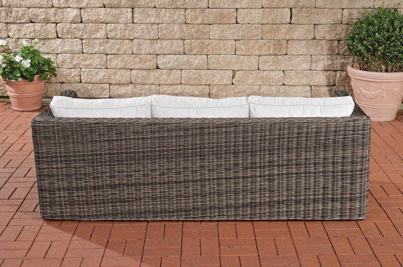 CLP 3er Sofa Honolulu Rundrattan – Produktabbildung 4