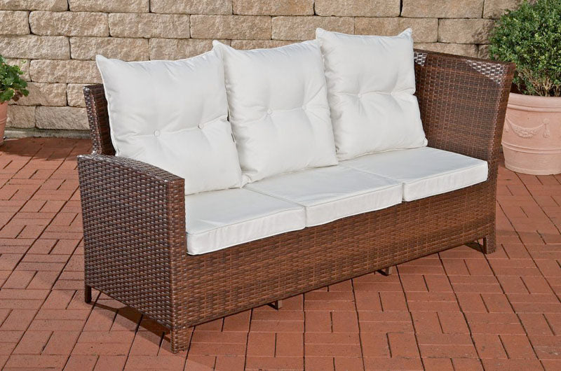 CLP 3er Sofa Bermeo Cremeweiss