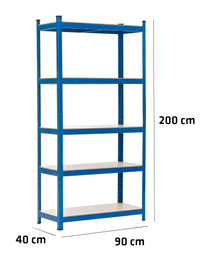 CLP Steckregal 90x40x200 – Produktabbildung 6