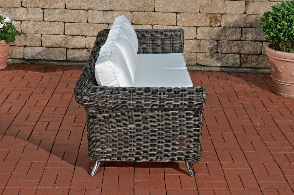 CLP 3er Sofa Vivari Cremeweiß – Produktabbildung 3