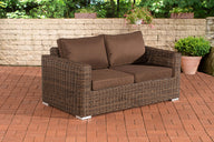 CLP 2er-Sofa Bilbao / Madeira Terrabraun