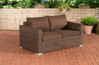 CLP 2er-Sofa Bilbao / Madeira Terrabraun