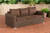 CLP 3er-Sofa Bilbao / Madeira Terrabraun
