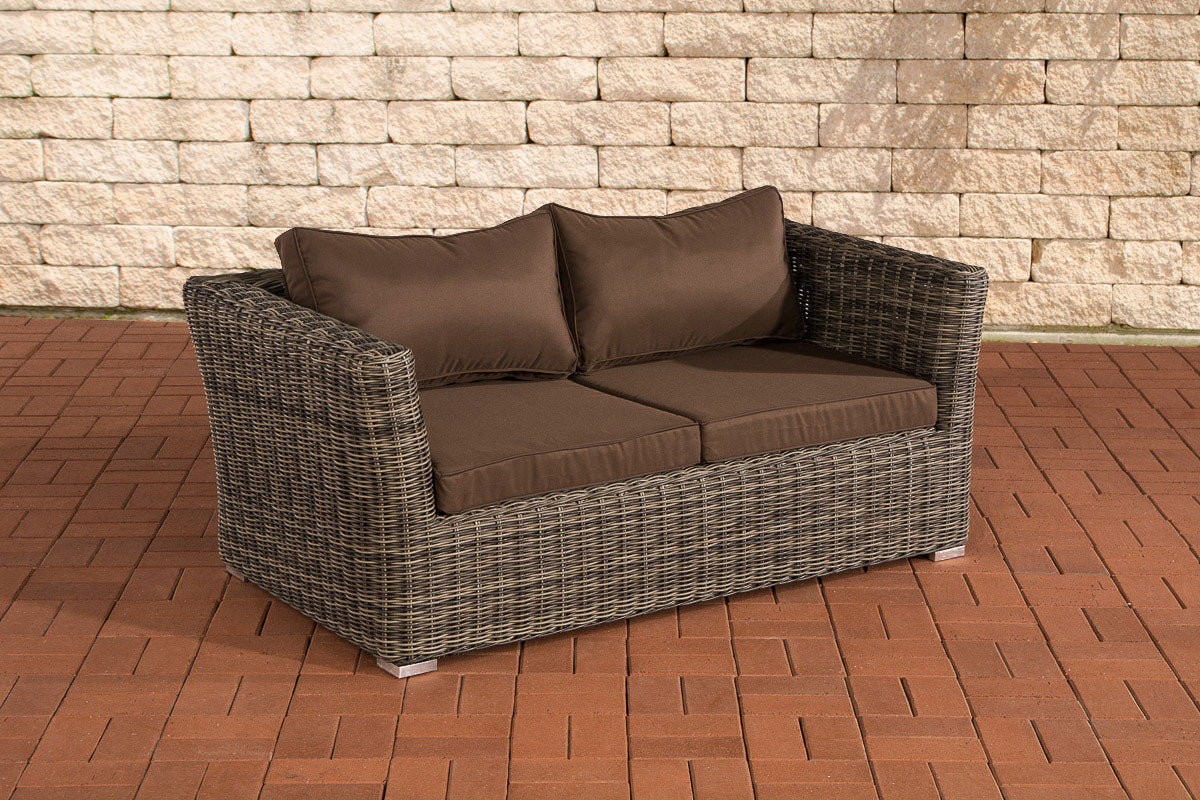 CLP 2er Sofa Mandal Terrabraun