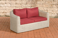CLP 2er-Sofa Bergen Rubinrot 5mm – Produktabbildung 4