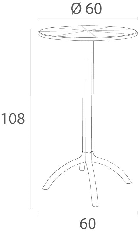 CLP Stehtisch Octopus – Produktabbildung 9