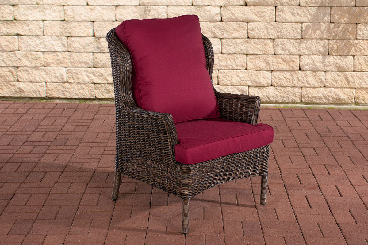 CLP Sessel Jardin Rubinrot