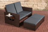 CLP Sofa Ancona Eisengrau