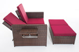 CLP Sofa Ancona Rubinrot – Produktabbildung 5