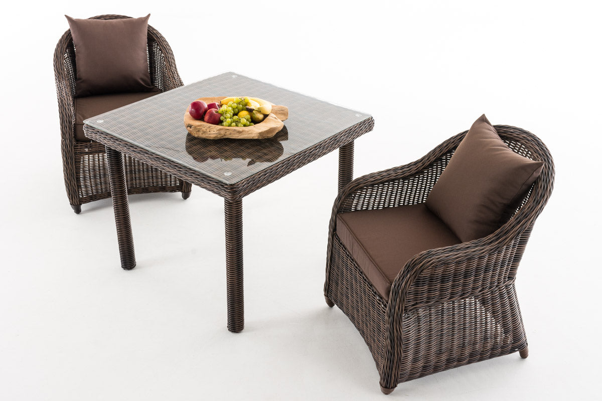 CLP Sitzgruppe San Juan K90 Terrabraun – Produktabbildung 2