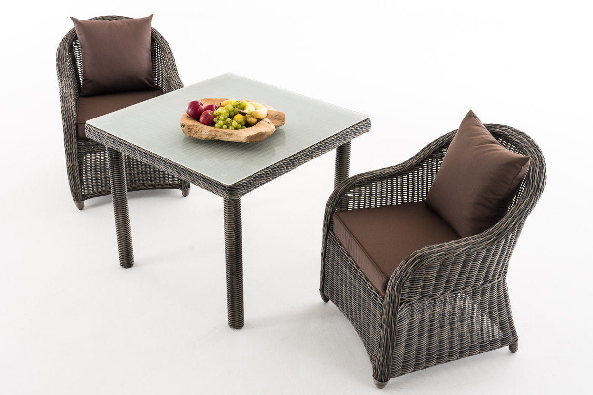 CLP Sitzgruppe San Juan M90 Terrabraun – Produktabbildung 4