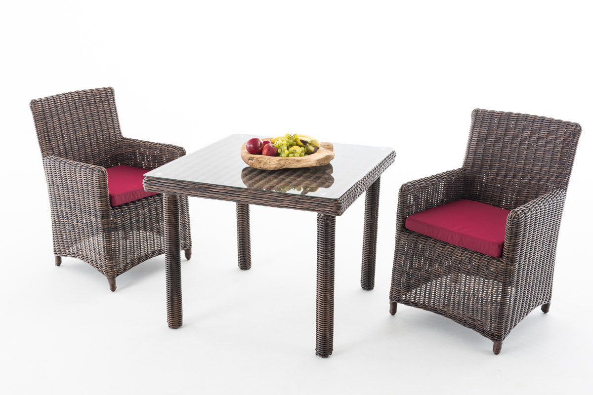 CLP Sitzgruppe Dorado K100 Rubinrot – Produktabbildung 2
