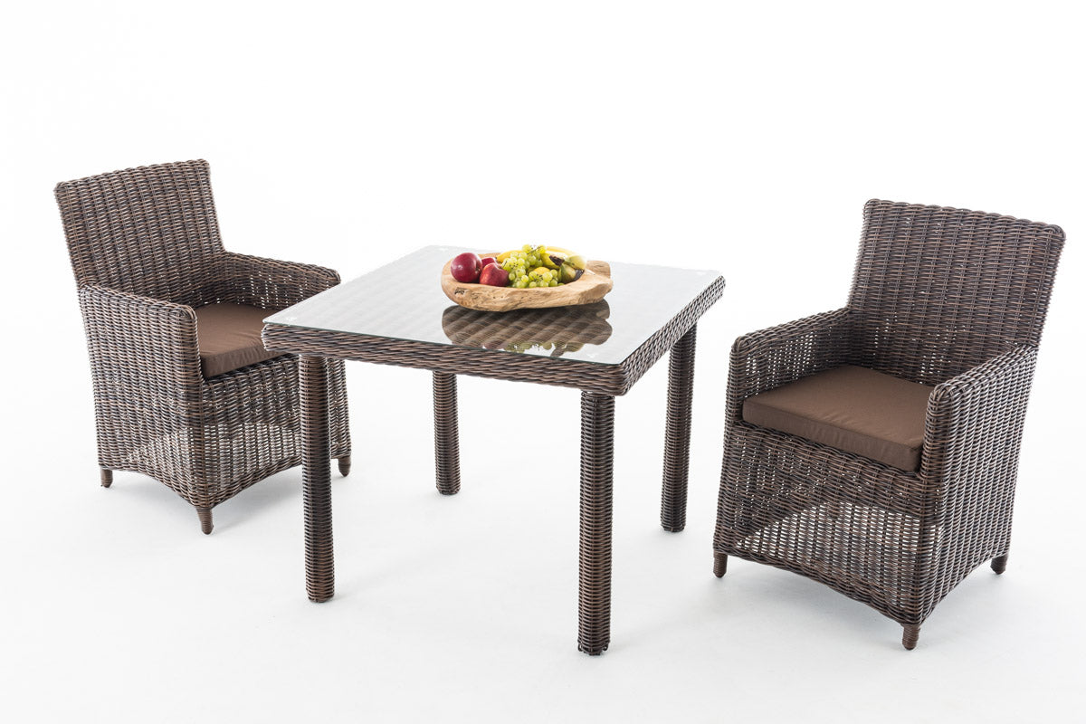 CLP Sitzgruppe Dorado K90 Terrabraun – Produktabbildung 2