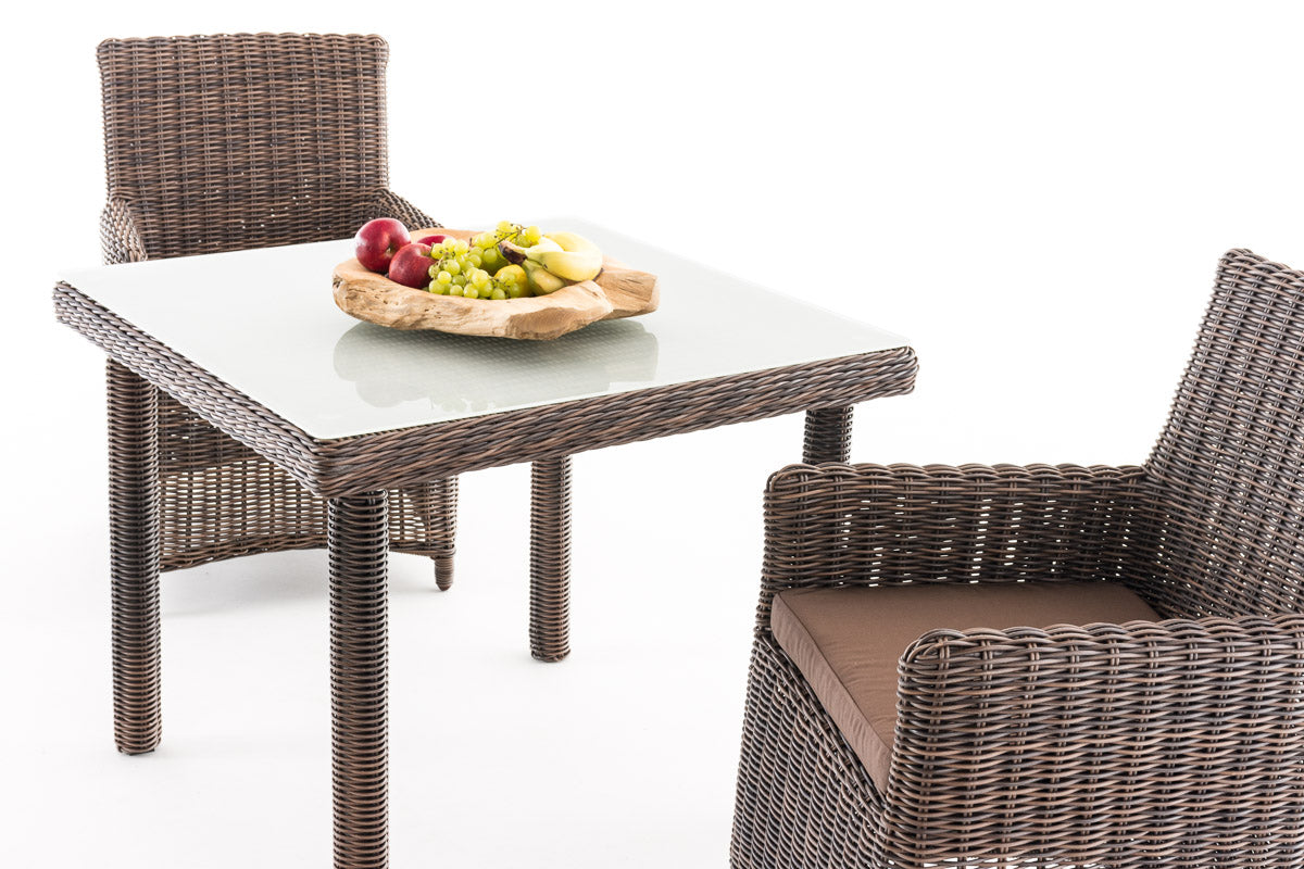 CLP Sitzgruppe Dorado M90 Terrabraun – Produktabbildung 3