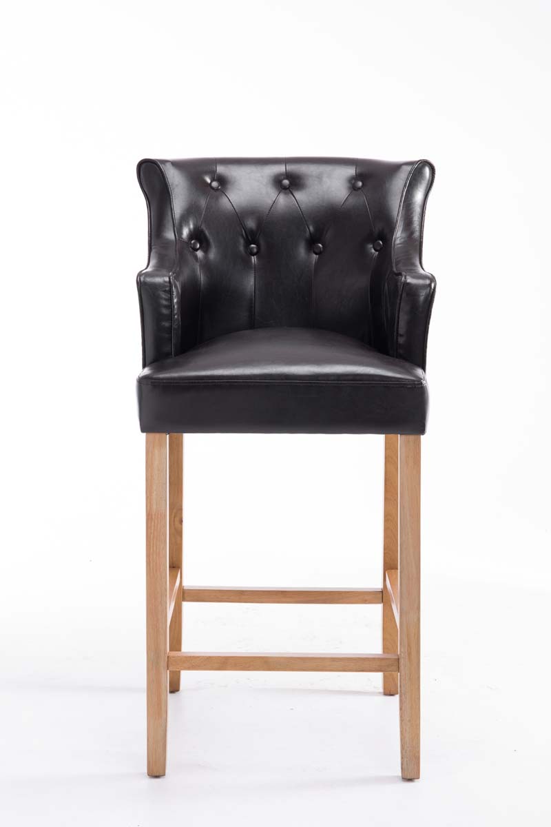 Barhocker Lykso Kunstleder antik-hell