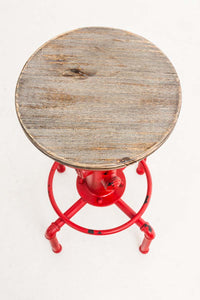 Barhocker Lumos, Holz, antik