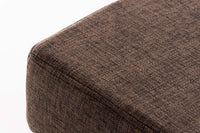 Barhocker Luca Stoff walnuss