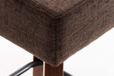 Barhocker Luca Stoff walnuss