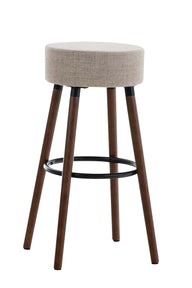 Barhocker Karl Stoff walnuss