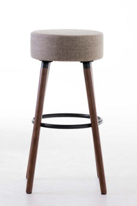 Barhocker Karl Stoff walnuss