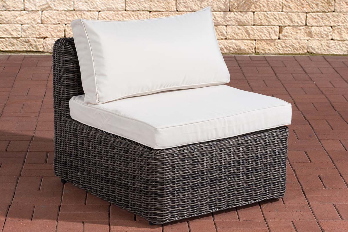 CLP Mittel-Sofa Marbella Cremeweiss 5mm