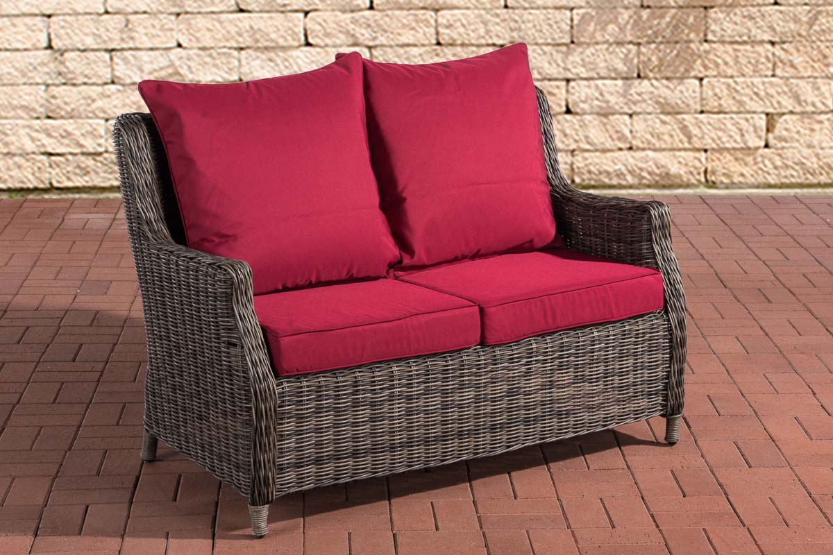 CLP 2er Sofa Montero Rubinrot – Produktabbildung 6