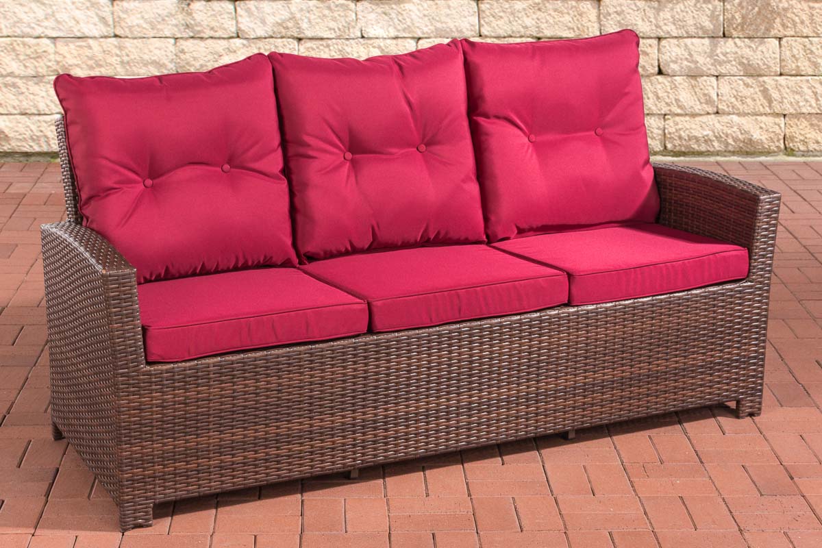 CLP Sofa 3er Fisolo rubinrot – Produktabbildung 6