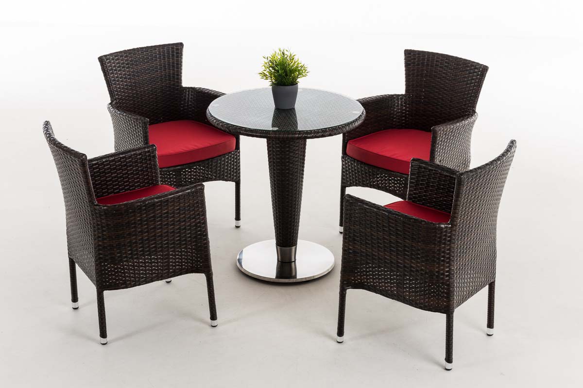 CLP Sitzgruppe Inez XL Rubinrot – Produktabbildung 2
